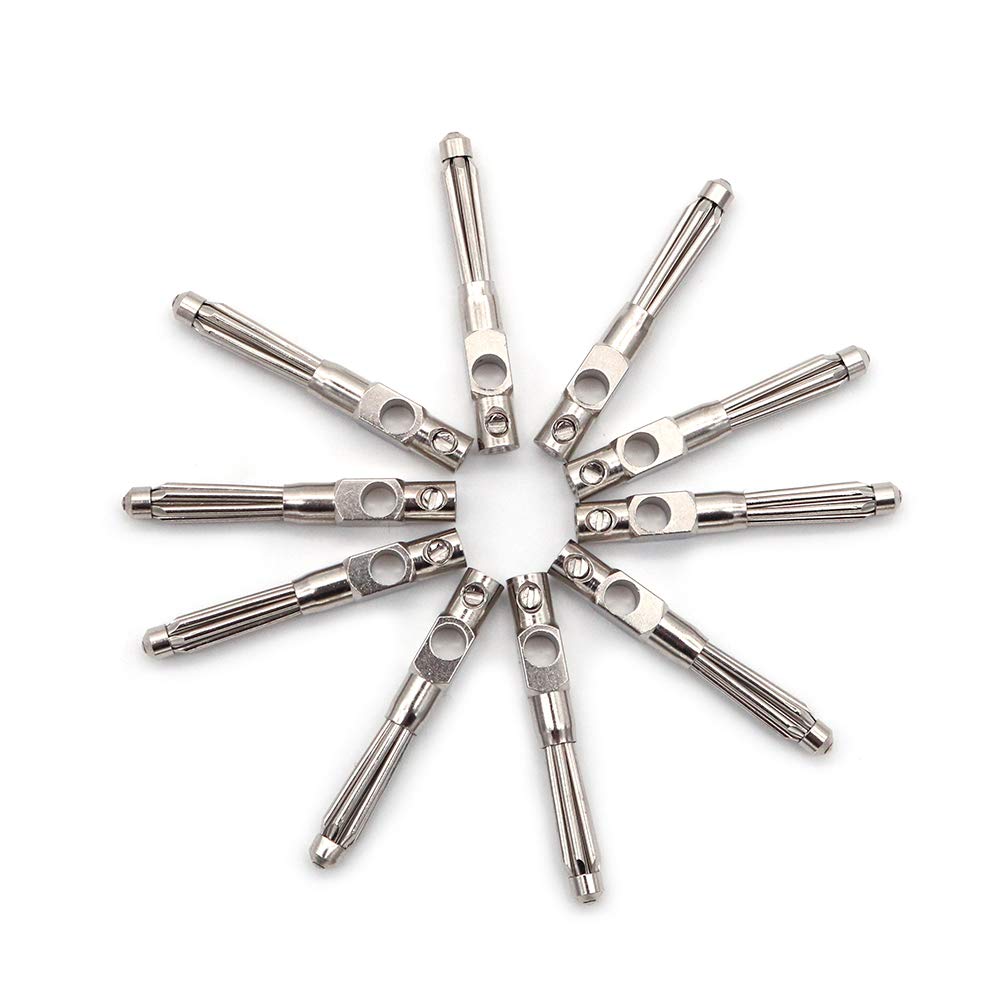 WINGONEER Banana Plugs 10pcs 20A Banana Connectors Speaker Connectors 4mm Connector Case Banana Plug Test Probe Binding Post Connectors