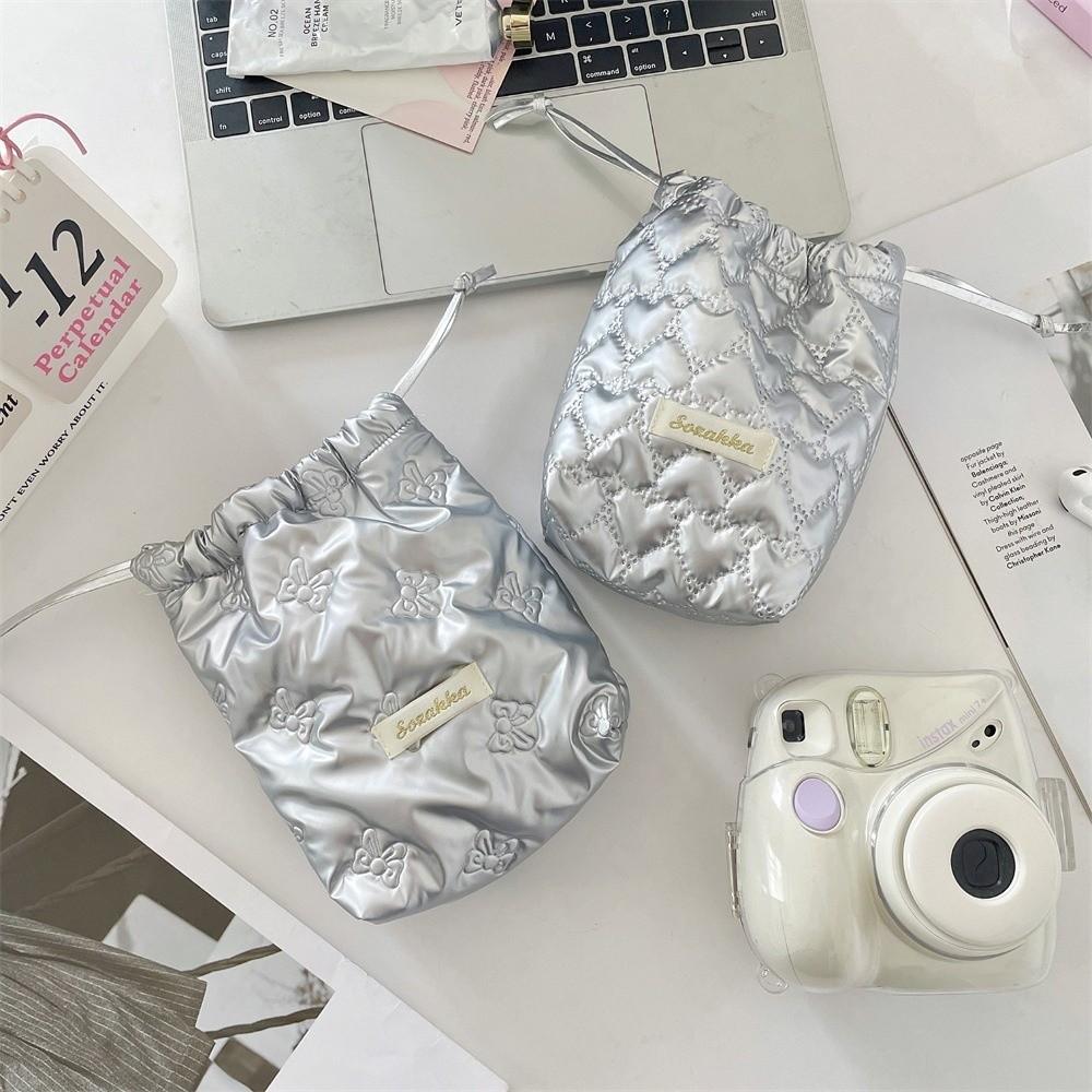 Anti-fall Drawstring Camera Bag Anti-scratch Protective Case Portable Small Lipstick Bag