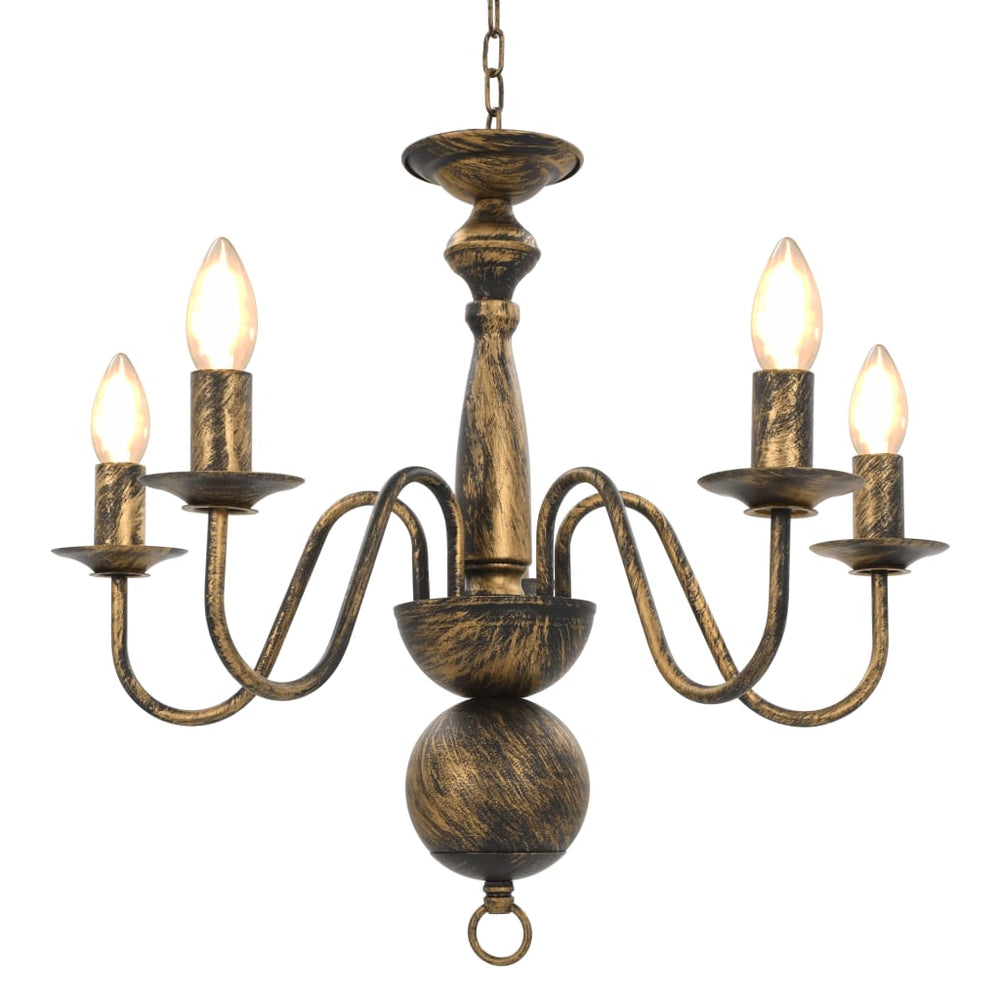 Lustre  antique 5 ampoules E14