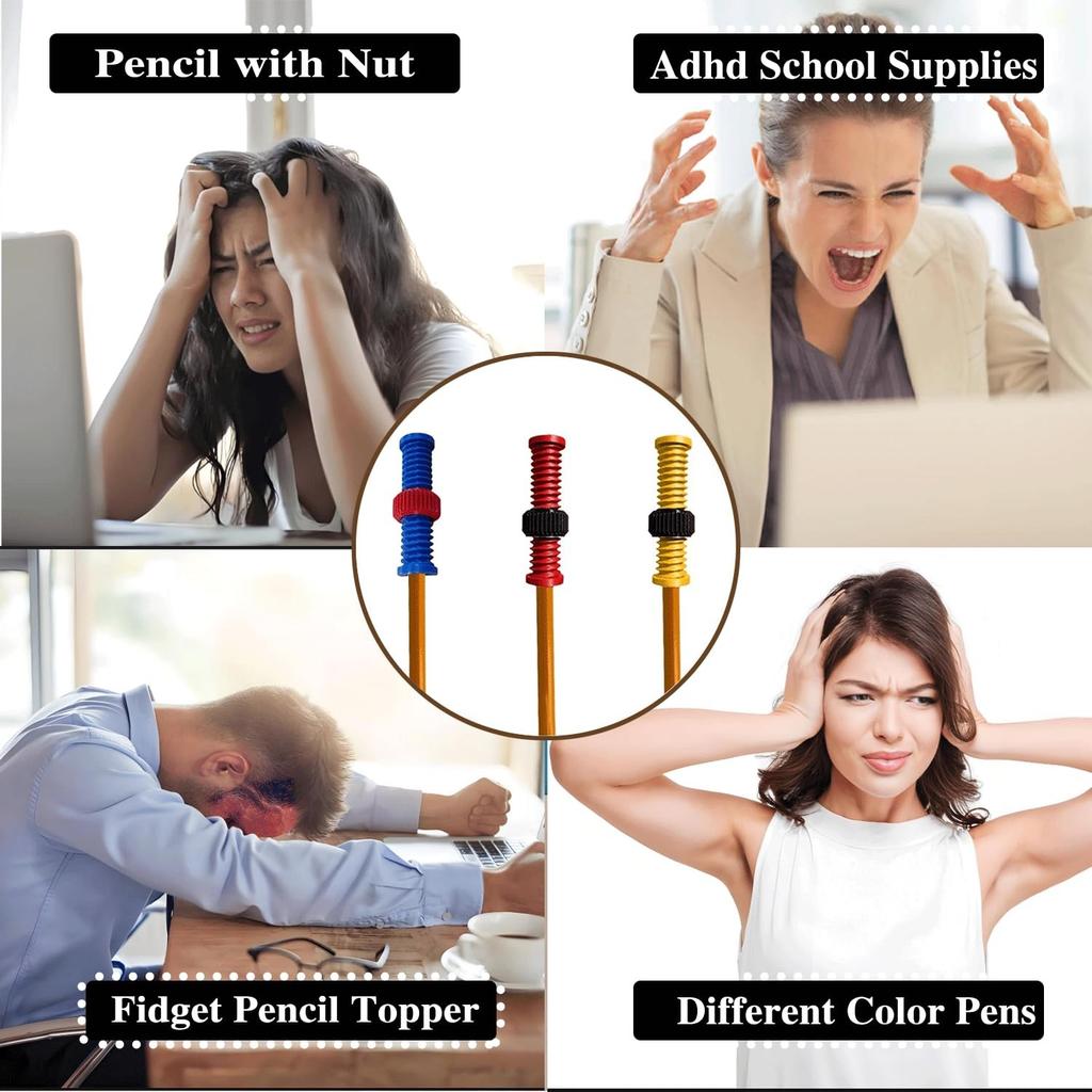 Threaded Pencil For Adhd, Threaded Pencil With Nut