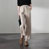 SOFSIL Women's Linen Straight Leg Cropped Pants
