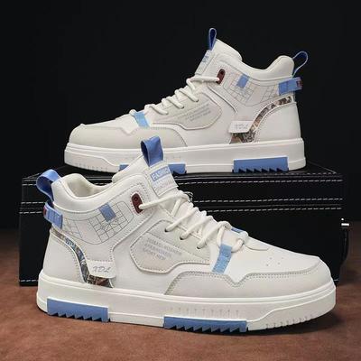 Men's Board Shoes Spring and Autumn New Fashion Trend Versatile Youth Sports High-top Casual Student Men's Shoes