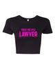 Crop Top Ladies Trust Me I'm A Lawyer Law Attorney Funny Humor T-Shirt Tee Unisex T-Shirt