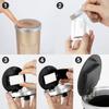 Pressing Type Car Trash Bin Can Mini Auto Garbage Container Bucket Auto Dust Organizer  for Auto