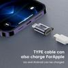 Micro USB To Type C Adapter Mini USB To USB C 480Mbps Fast Data Charging Connector USBC To Lightning Adapter for
