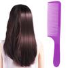 Comb Hair Plastic Curved Detangling Haircutting Combs Fine Teeth for Salon Household Barber