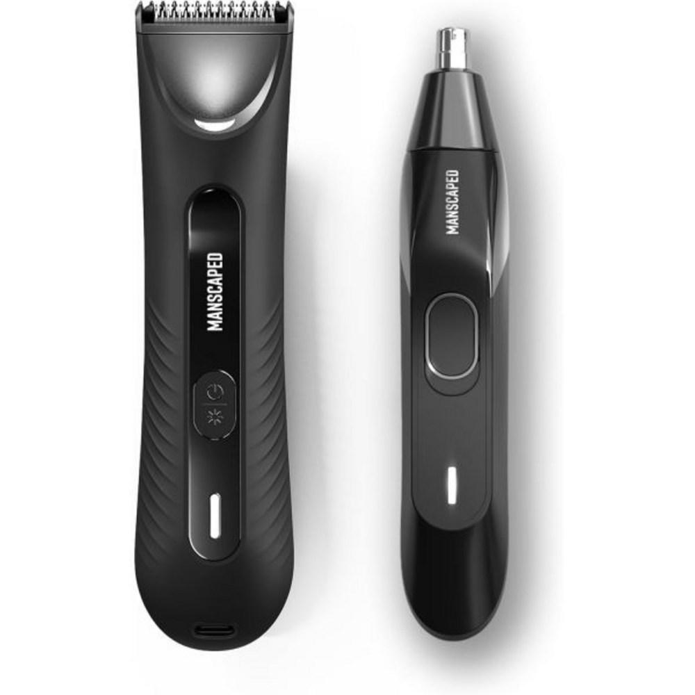 MANSCAPED The Perfect Duo 3.0 PLUS Groin Body Hair Trimmer Weed Whacker Nose Ear Hair, 1 Piece