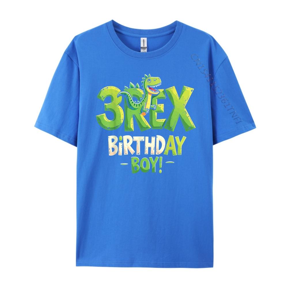 3Rex Birthday Boys Brand Clothing Anime T Shirts Camisetas Hombre EU SIZE Leisure White T Shirt Unisex Women New Year