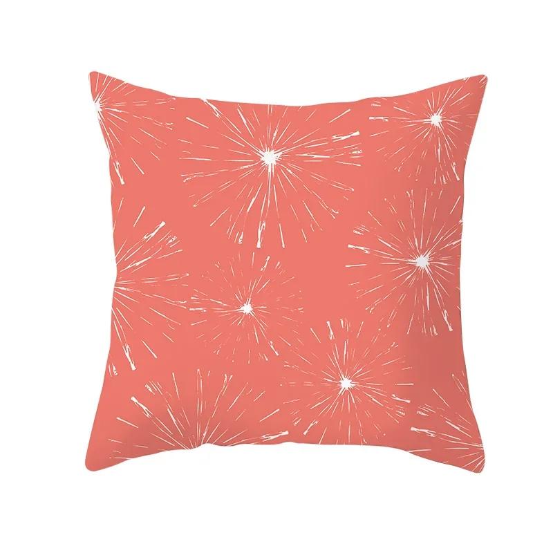Coral Pillow Case Spring Home Decor Decorative Live Coral Tropical Style Pillow Cushion Cover for Sofa ize Funda Cojin