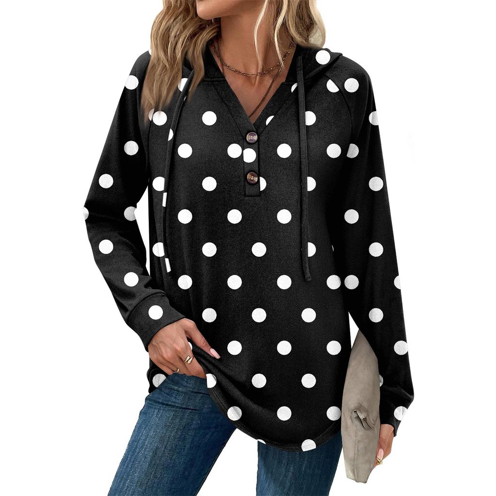 Women's Fashion Women's Lightweight Long Sleeve Pullover With Pockets Preppy Graphic Hoodie