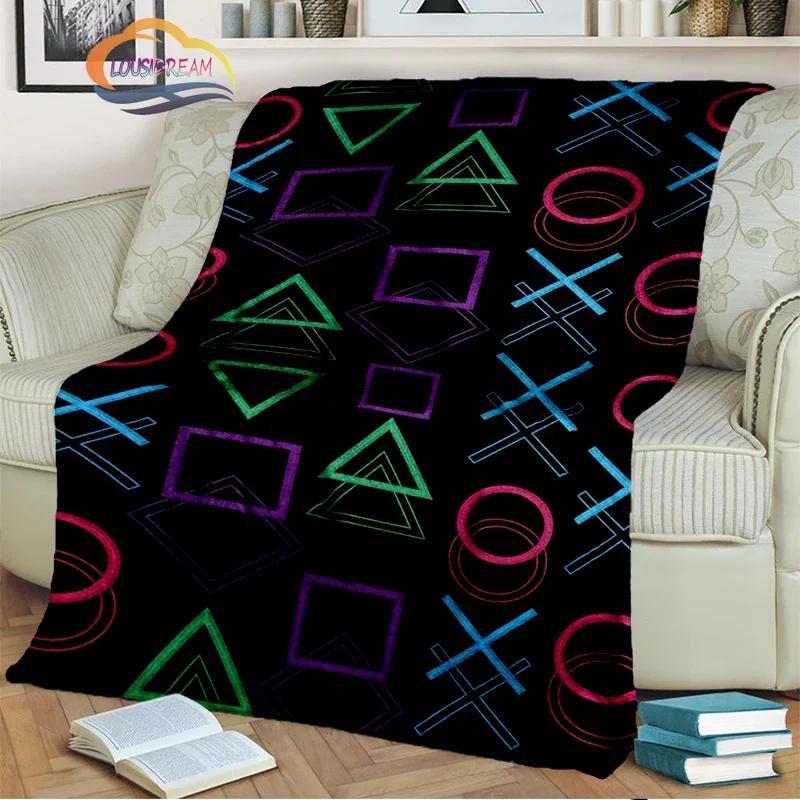 Game Blanket Pad S  Controller Soft and Comfortable  Sofa Bed Bedroom Decoration  Gamer Gift