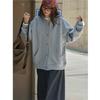 Johnature Autumn Korean Casual Baseball Cardigan Layered Women Jacket Loose Versatile Simple Coats