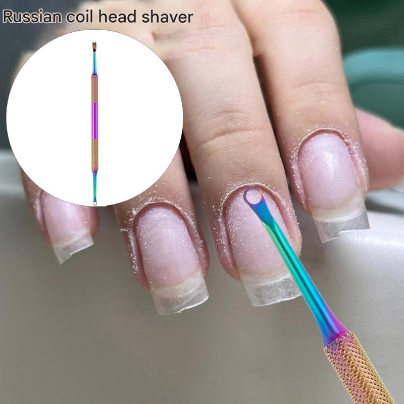 Professional Cuticle Pusher Remover Tool Featuring Double End Design And Vibrant Color Choices For Manicure Enthusiasts