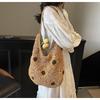 Pastoral Woven Bag Women's New Fashion Versatile Hollowed-out Vacation Armpit Bag Versatile Seaside Beach Bag