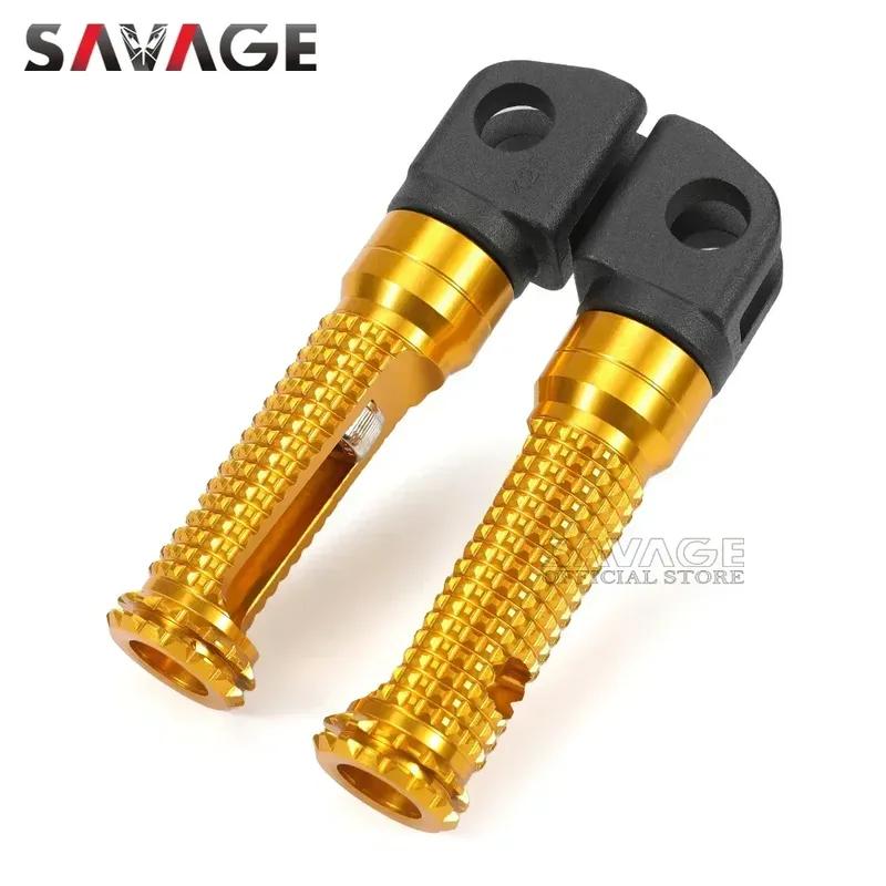 Reposapiés Delantero Estriberas Pedal Para KAWASAKI Z900 Z750 Z650 Z300 Z250 Z125 VERSYS 650 1000 X300 NINJA 250 300 ZX14R Reposapiés del Conductor