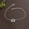 Astrological Zodiac Sign Bracelet, 925 Sterling Silver Handmade Jewelry, Zodiac Jewelry, Women Bracelet