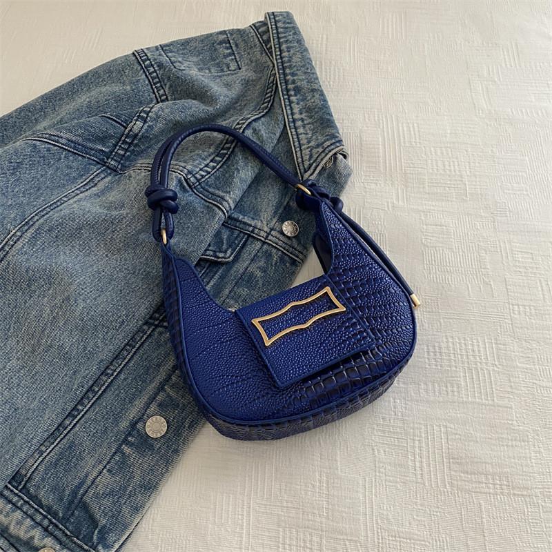 Trendy 2024 New Stylish Shoulder Bag Chic Solid Color Vintage Aesthetic Fashion