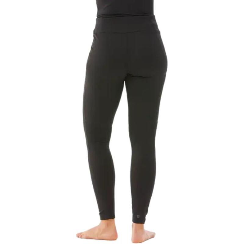 Decathlon BL 500 Solid Colour Elastic Waist Warm Sports Trousers Women's Black