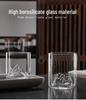 Creative Luxury Glass Mountain-View Cup for Coffee, Green Tea & Beverages