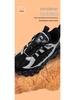 Habi Bear Kids' Leather Sneakers - Spring/Autumn Dirt-Resistant Casual Shoes with Tire Sole for Running