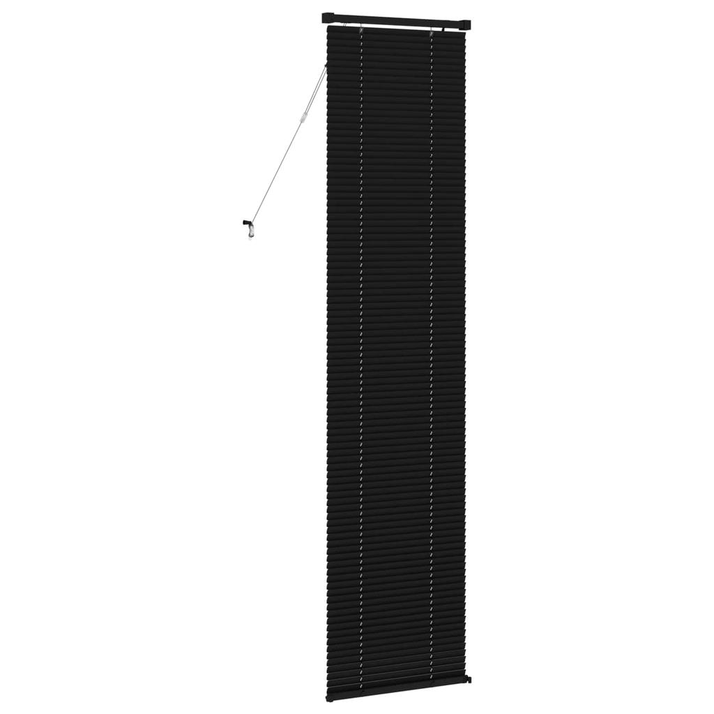 Black Venetian Blind 213 x 50 cm 25 mm PVC