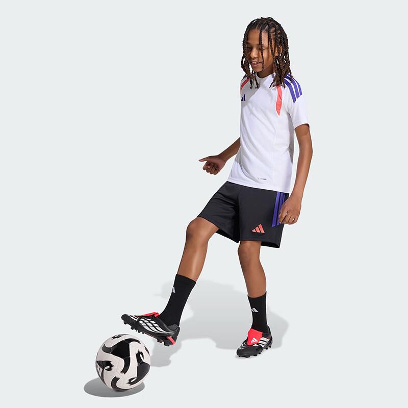 Adidas Kids' Quick-Dry Color-Block Soccer Training Shorts KS0295