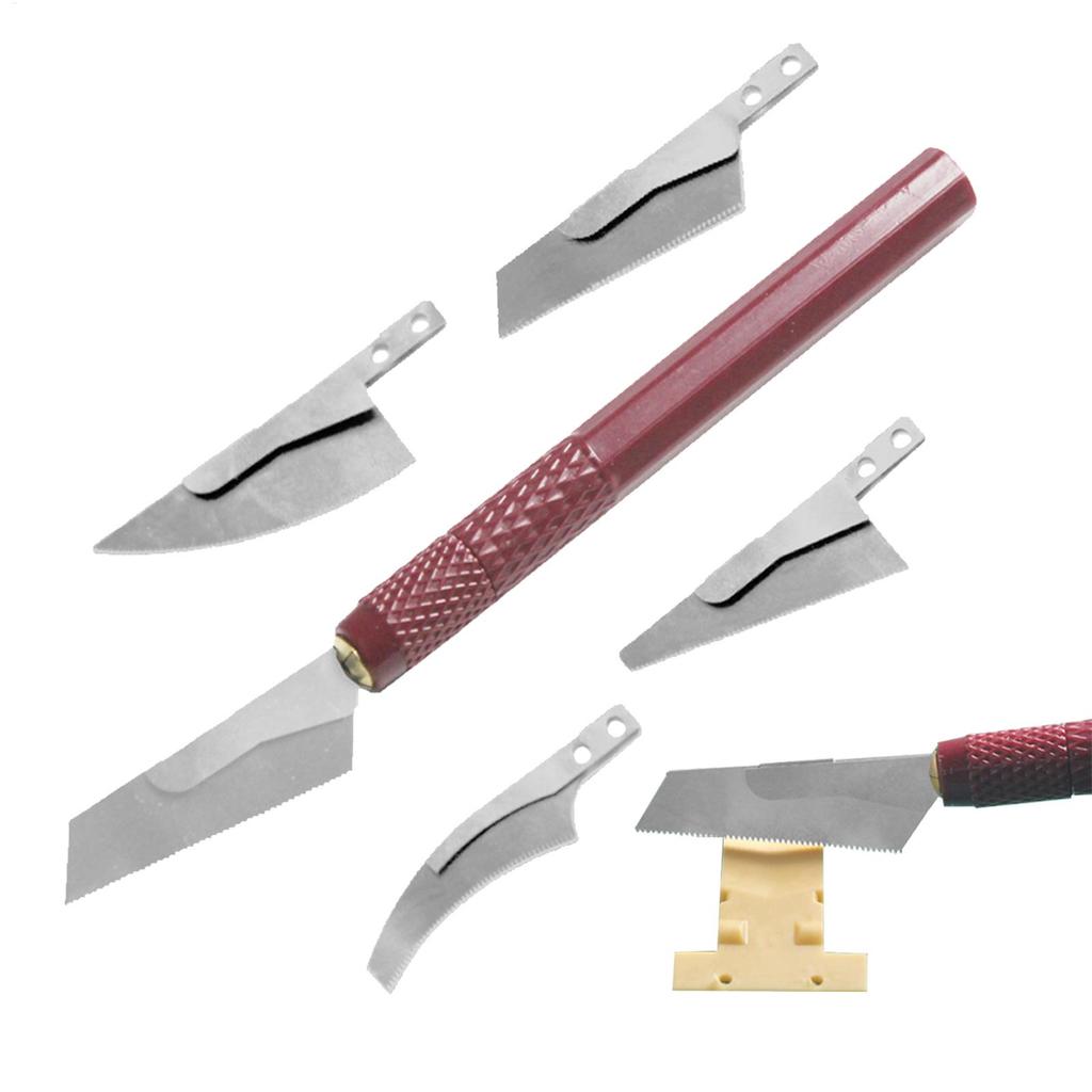 Model Craft Hand Saw Craft Tools Hand Model Saw Kit Hobby Craft Saw Hacksaw Tool Kit with 4 Craft Cutters for Handcrafted