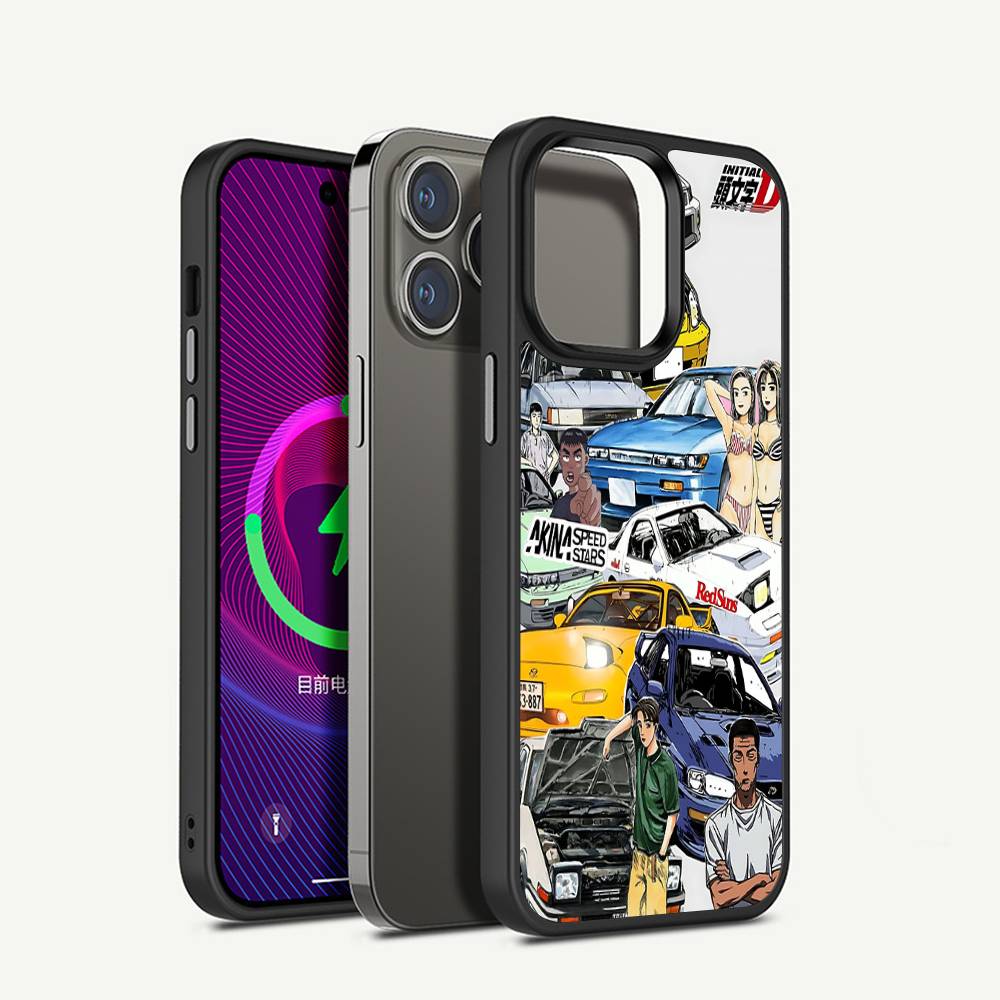 Road Racing Anime I-Initial D Phone Case For IPhone 17 16 15 14 13 12 11 Pro Max For Magsafe Wireless Charger Cover