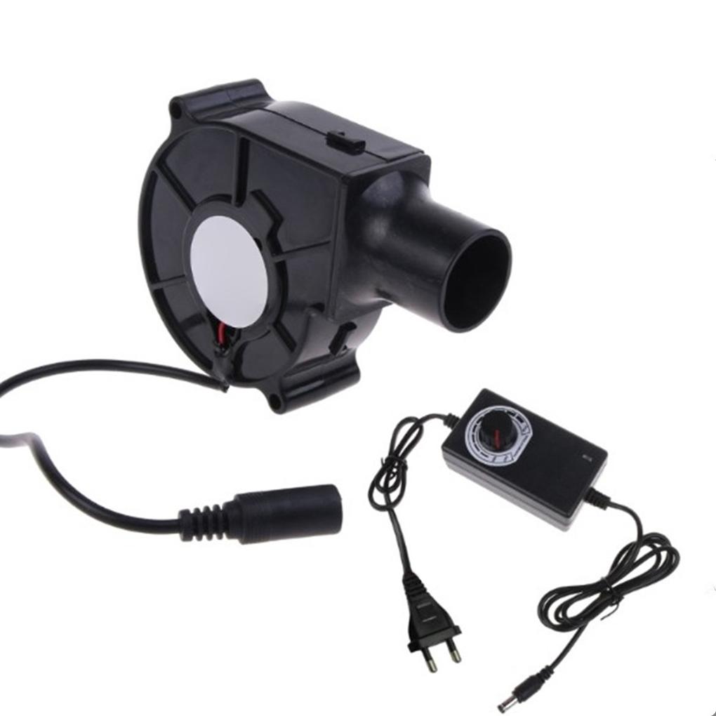 

12V Вентилятор для барбекю Маленький двигатель сбора воздуха Регулируемая скорость Инструмент для приготовления пищи Вилка США/ЕС Ручной воздуходув для барбекю Кемпинг