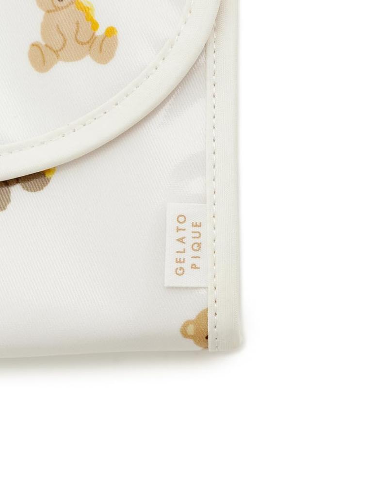 Gelato Pique Honey Bear Print Mother and Child Health Handbook OWHT Case, Small, PWGG254695, Women's,