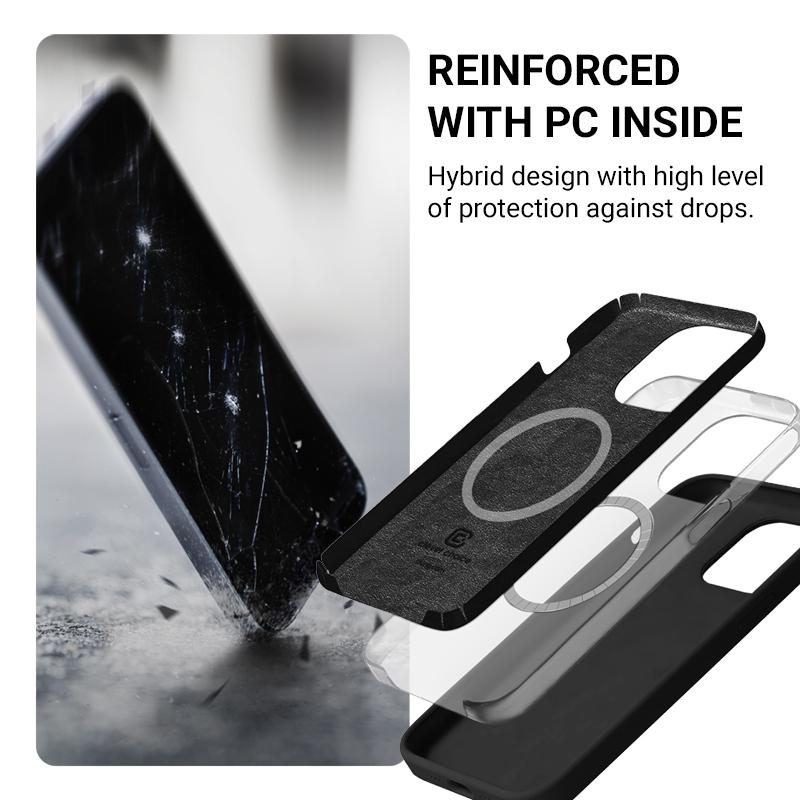 Crong Color Cover Magnetic - Etui Iphone 16 Pro Max Magsafe (Tytanowy)