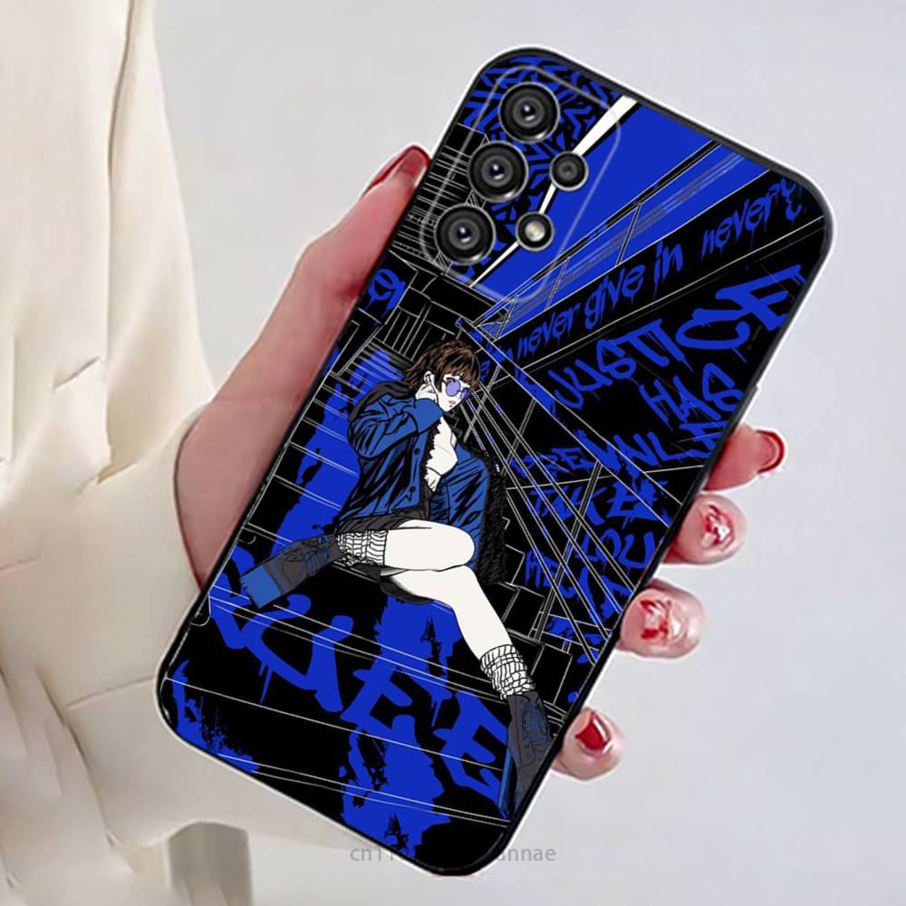 Game P-Persona 5 Phone Case For Samsung Galaxy A13,21s,22,31,32,52,53,71,80,A91 Soft Black Shell