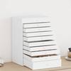 10-Layer White Jewelry Box with Watch Holders