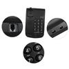 Portable Corded Telephone Phone Pause  Redial  Flash  Mute Mechanical Lock Wall Mountable Base Handset for House Home