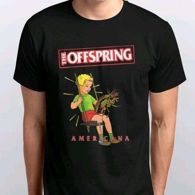The Offspring Punk 100% Cotton T-shirt Mens Tees Top All sizes S M L XL XXL 3 4 XL Black White