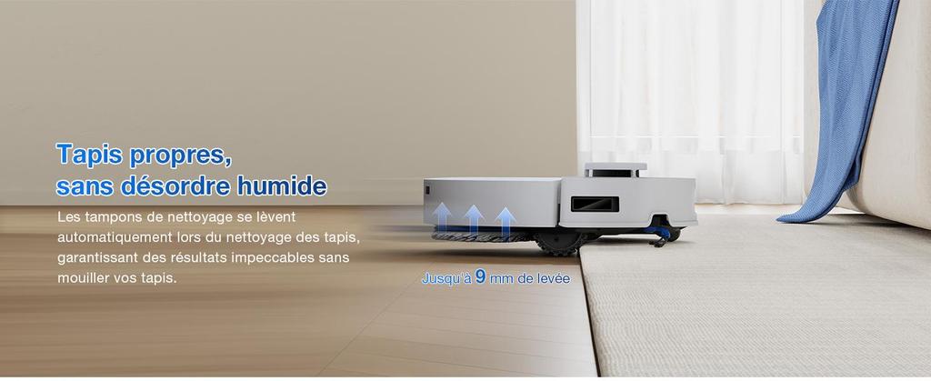 ECOVACS Deebot T30C Omni Gen2, Robot Vacuum Cleaner with Wiping Function, 25,000 Pa, OZMO Turbo 2.0 Mop System, ZeroTangle 3.0 Anti-Tangle