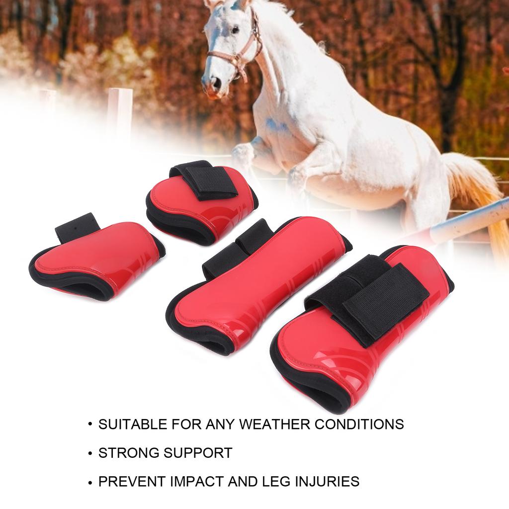 Horse Tendon Boots Thicken PU     Horse Boots Horse Riding Leg  or