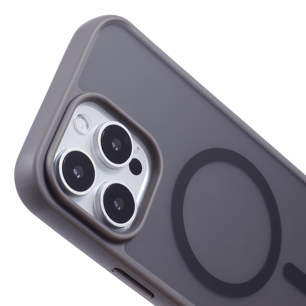 For iPhone 16 Pro Max Case Compatible with MagSafe Skin-Touch TPU+Acrylic Phone Cover