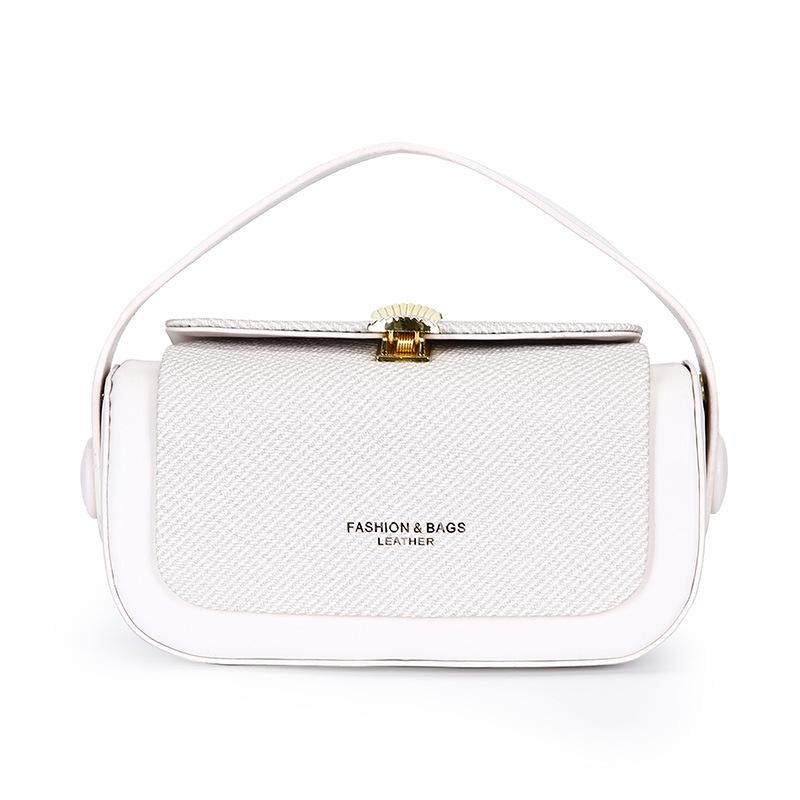 2025 Women's High-End Solid Color Handbag: Fashionable, Versatile Shoulder & Crossbody Bag