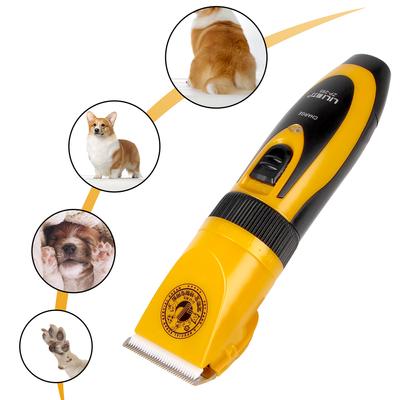 Ceramic Blade Pet Hair Clipper Electric Scissors Rechargeable for Rabbit Cat Puppy Grooming Clipper Cutter 110-240V AC Haircut Trimmer Shaver Set
