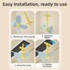 1/3Pcs Windmill Shaped Air Conditioning Ventilator Wall Mounted Air Conditioner Windshield  For Home