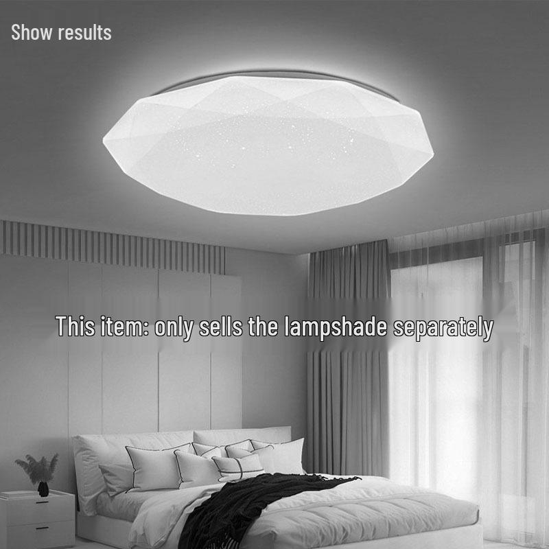 Acrylic Square and Round Ceiling Light Shade with Chassis, No Fixture Included, Free Shipping