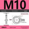 Lifting Eye Bolt Collection: Galvanized M8 & M10 with Ring for Mold