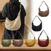 Fashion Soft Nylon Commuting Women's Bag Dumpling Shape Casual Shoulder Bag Korean Style Lightweight Crossbody Bag For Lady Girl