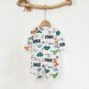 Baby Langarm-Bodysuit aus Bambusfaser: 3-24 Monate, Atmungsaktiver Druckknopf im Schritt, Nahtlos für den Sommer