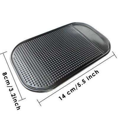 1 szt. Podkładka antypoślizgowa na deskę rozdzielczą samochodu, silikonowa, trwała, do telefonu komórkowego, MP3, SUB