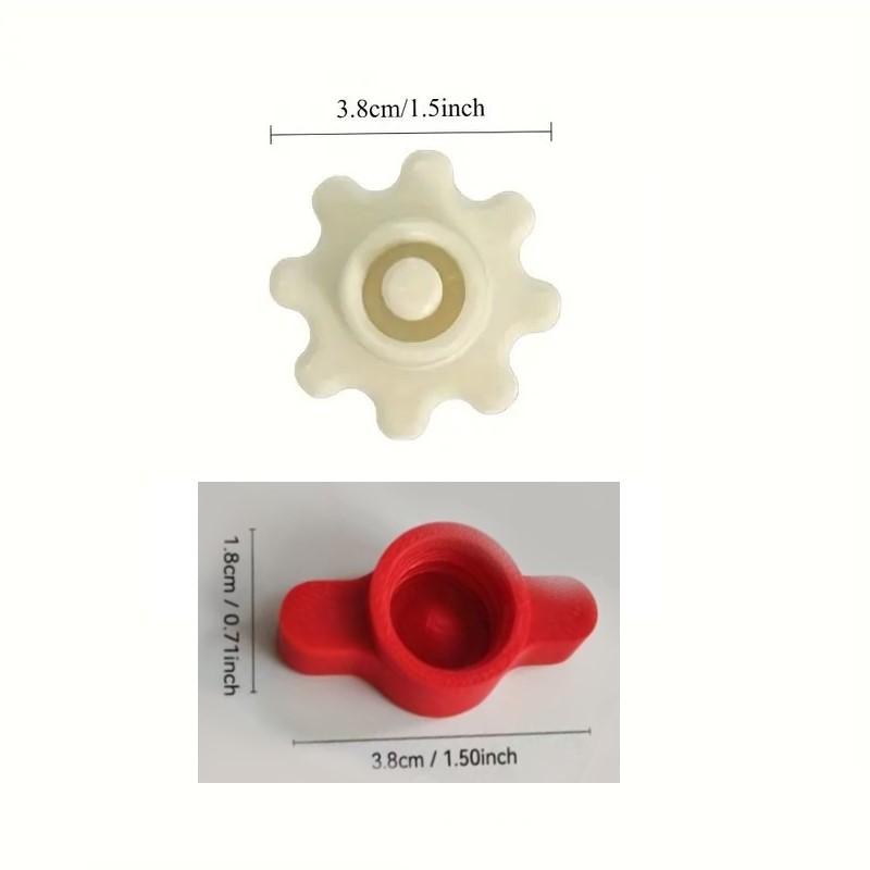 New 10PCS Orange Glass Glue Caps - Durable Plastic Sealing Caps For Standard Glue Bottles, Portable Decoration Tools