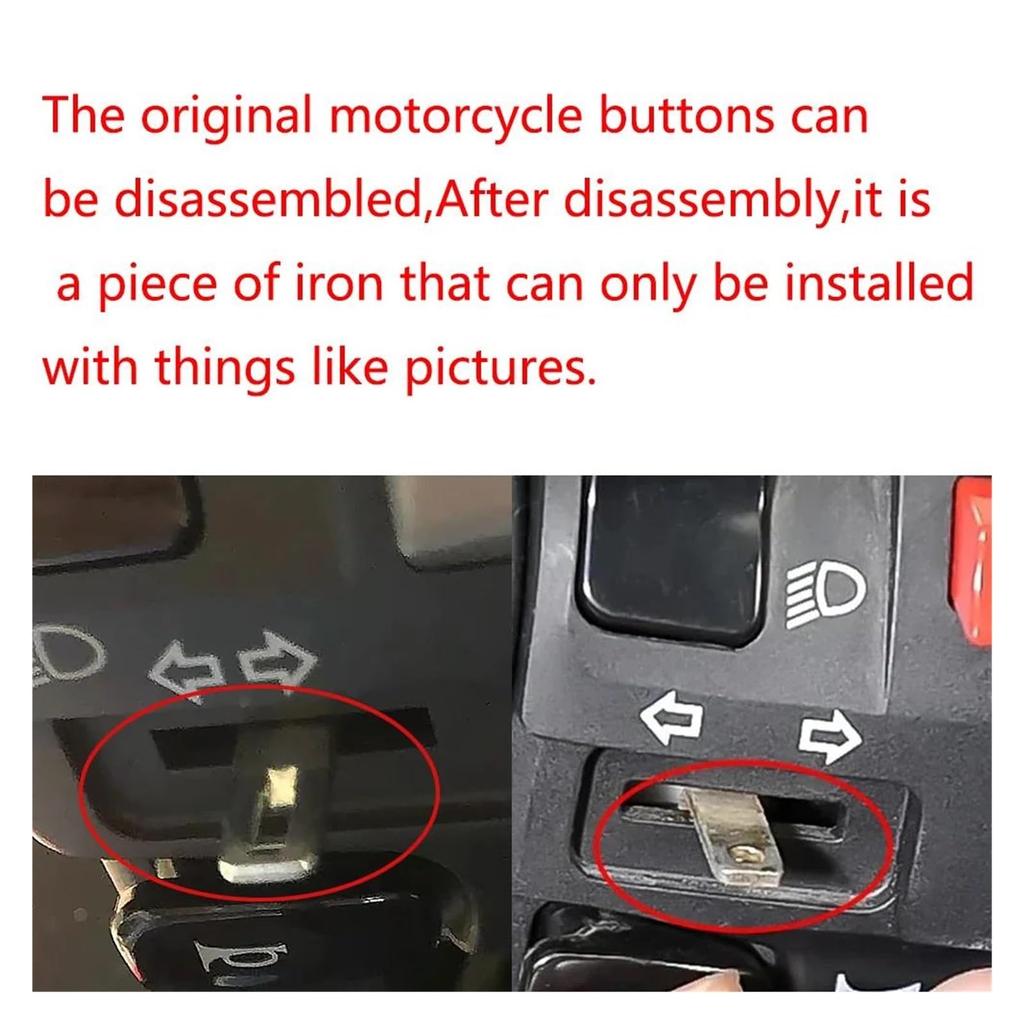 Steering Signal Button Motorcycle Switch Button Turn Signal Key Cap Is Perfect for Honda