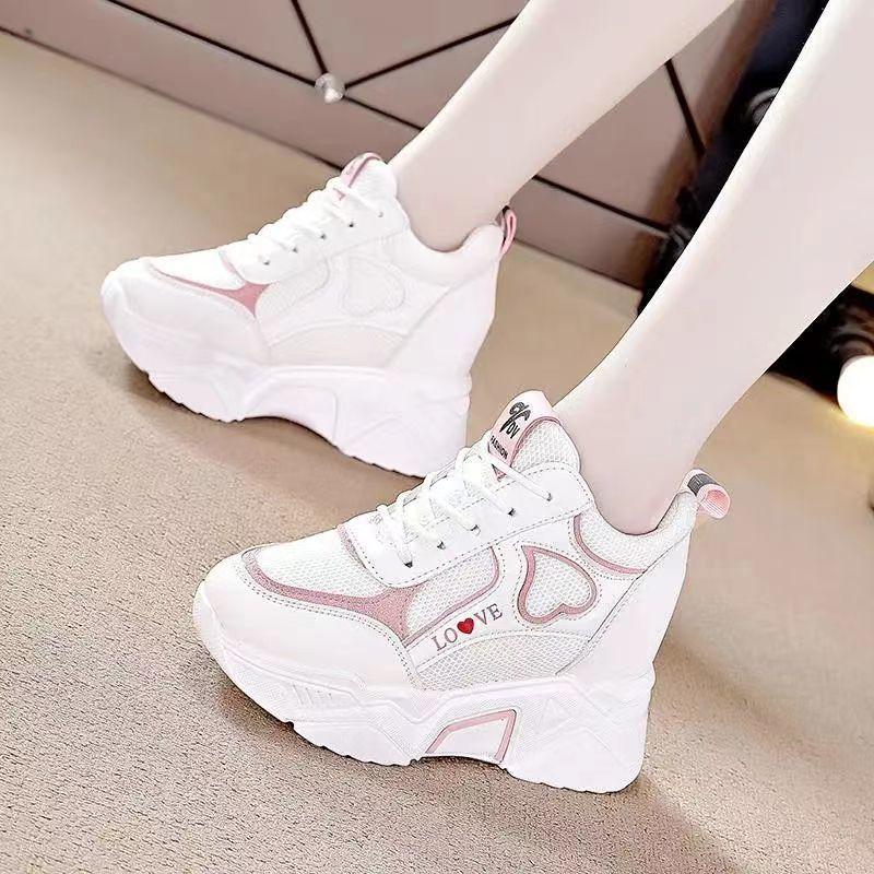 

Dad Shoes Girl 2025 Spring and Summer New Versatile Street Shots Platform Shoes Comfortable Mesh Breathable Casual ins Sneakers 35