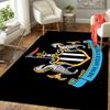 Newcastle United Pattern Rug Floor Mat for Living Room or Bedroom Soft and Comfortable Carpet a Gift for Birthday and Holiday.